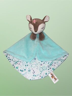 Baby Bass Pro Shop Deer Fawn Lovey Security Blanket Green
